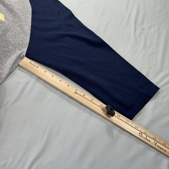 Dog Is Good Shirt Womens Medium Gray Never RV Alone Raglan Camper Dog Graphic - Picture 9 of 10